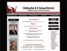 Tablet Screenshot of chillicotheschools.com