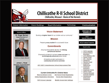 Tablet Screenshot of chillicotheschools.org